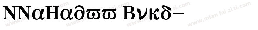 MMaGauss Bold字体转换